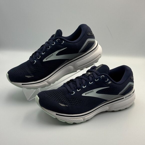 Brooks Ghost 15 Running Shoes Peacoat/Pearl/Salt Air US Women 7.5 - Picture 3 of 10